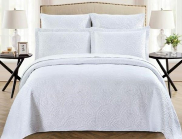 5 piece white bedspread south africa