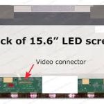 15.6″ WXGA++ LCD Screen – LED Backlight – Matte Surface – 40-Pin Bottom-Left Connector