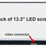 13.3″ WXGA LCD Screen – Slim Profile – Bottom-Right 40-Pin Connector – LED Backlight – Glossy Surface