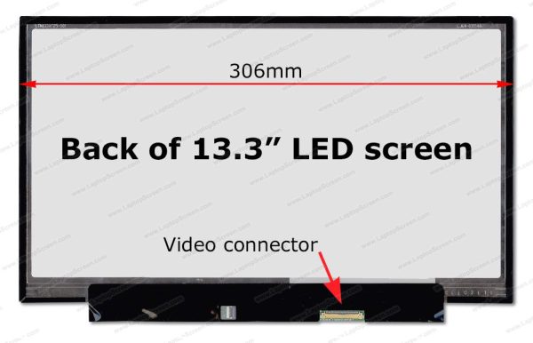 13.3″ WXGA Screen – Bottom-Right 40-Pin Connector – Glossy Surface ...