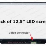 12.5″ WXGA LCD Screen – Matte Surface – 30-Pin eDP Bottom-Right Cnnector – Left and Right Mounting Brackets