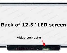 12.5″ WXGA LCD Screen – Matte Surface – 30-Pin eDP Bottom-Right Cnnector – Left and Right Mounting Brackets