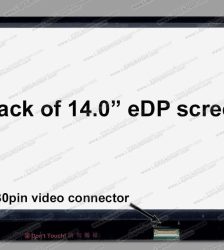 B140HAN01.7 14.0″ FHD LCD Screen-30-Pin eDP Bottom-Right Connector Matte Surface – IPS Panel – Slim Profile